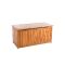 Wooden box for garden cushions etc., cheaper than teak, decent quality