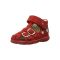 Bright red Kindersandale in good quality with nice adjustable fit