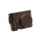 GEX style camera bag for Fuji FinePix X20 brown