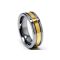 Ring gold plated tungsten 18k