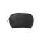 "Kosimo" cosmetic bag made of soft genuine leather black - but in low quality!
