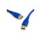 USB 3.0 extension cable in high-quality execution with gold plated connectors and oxygen-free cables.