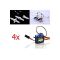Patuoxun 4 Pcs SG90 9g Micro Servo Motor In For RC Plane Helicopter ...