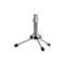 Practical, small microphone stand