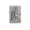 Superb Zippo representing the griffin, a mythical animal.  Many relief for Zippo.