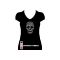 Skull Shirt V-Neck Rhinestone BlingelingShirt skull crystal with .....