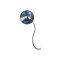 Beco 1 USB Fan with text and thermometer, 7 blue LEDs