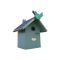 Very Pretty birdhouse - missing Screw the small gold plate "HABAU" + coating of the roof coming out