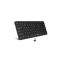 Anchor 2.4G Super Slim Wireless Keyboard Wireless Keyboard German with customized hot keys for Windows - Black