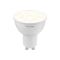 pleasantly warm, uniform LED light, dimmable