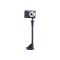 Camera tripod with suction cup