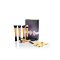 Uspicy® 6-piece classic makeup brush set with high quality fibers Cosmetic Professional Make-up Gold