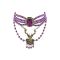 Precious costume jewelery beads Crystal K. Purple Violet .....