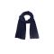 Classic dark blue knitted scarf