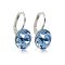 Earrings with Swarovski Elements Light Sapphire