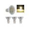 Himanjie 3W LED Spots GU10 bulb warm white LED lamp 48 LED 3528 SMD spotlight with protective glass (4)