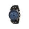 Fossil Gents Watch Chronograph black leather sport CH2564