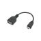 Works great as a data cable between Android smartphone / tablet and FAT32 memory