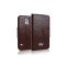 Pdncase Samsung Galaxy S5 Shell Case Cover Genuine Leather Wallet Case for Samsung Galaxy S5 - Brown