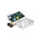 Raspberry Pi bundled with housing and WLAN Adapter