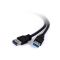 The 3 m cable does not meet the requirements for USB 3.0