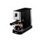 Compact espresso machine with savory result!