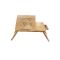 Bamboo folding bed table for tablet PC laptop Songmics LLD