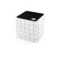 V7 SP5000 Portable Wireless Rechargeable Bluetooth Speaker Cube for smart phones, tablet PC, laptop, Ultrabook, with Feisprechfunktion White (Personal Computers)
