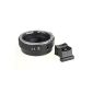 Commlite autofocus EF-NEX Lens Mount EF-EMOUNT FX Adapter for Canon EF EF-S Lens to Sony E mount NEX 3 / 3N / 5N / 5R / 7 / A7 A7R Full Frame, Color Black (Camera)