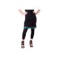 Vishes - Alternative Clothing - Short cotton skirt layered look - with pockets for binding (Textiles)