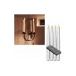 LED Candle Set of 4 with remote control with constant bright light