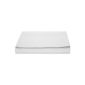 Pinzon 'Ultra Soft' percale cotton towel White, 280 x 320 + 10 cm (Kitchen)
