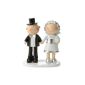 Anniversary couple: figure for silver wedding anniversary, 85 mm, polyresin (Toys)
