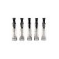 5-pack - CE5 Atomizer for E-Cigarette - Original Nox24 - Latest technology - Super steam - Long life - Clear (Personal Care)
