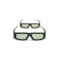 2 Pack SainSonic Zodiac 904 series Active 3D Glasses for 3D-Ready DLP Acer eMachines BenQ LG NEC Optoma Vivitek (not compatible with HD131Xe) (Electronics)