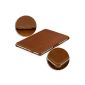 Manna - Notebook / Ultra Slim protective case for iPad 5 iPad Air with support function and Autosleep / brown color (Accessory)