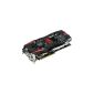 Asus AMD Radeon R9280X-DC2-3GD5 graphics card (PCI-e, 3GB GDDR5 memory, DVI, HDMI, DisplayPort, 1 GPU) (Accessories)