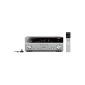Yamaha RX-V777 WiFi network AV receiver incl. 4K upscaling, Spotify, Juke, AirPlay, metal front and Phono In, Silver (Electronics)