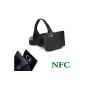 eimolife ® NFC magnetic control device virtual reality virtual reality box TOOLKIT SMARTPHONE VIEWER Color Cross Google cardboard plastic Universal Version 3D VR Complete Kit Virtual Reality goggles headsets for true HD 3D experience (with NFC device) (Electronics)
