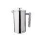VonShef: Coffee Press Polished Satin Stainless Steel Double Wall.  Available in size 3, 6 and 8 cups (8 cups) (Kitchen)