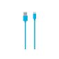 Belkin F2CU012bt2M BLU-USB cable to sync / charge Smartphone / MP3 / Tablet PC Blue (Personal Computers)