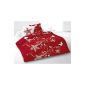 Soleil d'Ocre Amelia 635,141 cotton sheets, 220 x 240 cm, red (Housewares)