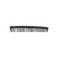 Jäneke Carbon comb, Little Women comb type 55804, length: 7 1/4 