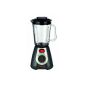 Moulinex blender LM233A Faciclic Maxi with innovative and high-performance stainless steel knives, glass / black (household goods)