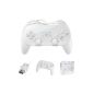 Stuff4® White Nintendo Wii Classic Controller Pro Wired Game Pad Control (Electronics)