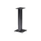 NorStone Stylum II Library speaker stand Structure Steel Height 60 cm Finish Black (Accessory)