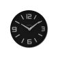 Nextime - 8148ZW - Shuwan - Wall Clock - Quartz Analog - Black Dial - Glass - 43 cm (Kitchen)