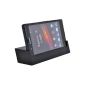 VicTsing Base Load Data Sync Charger USB Desktop Dock Cradle docking station with USB cable for Sony Xperia Z L36h - Black (Electronics)