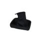 Shift boot gaiter Opel Zafira A Bj.99-05 Leather: black / seam: black (equipment)