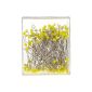Glass head pins ST 1 yellow 0.60 x 43 mm (housewares)